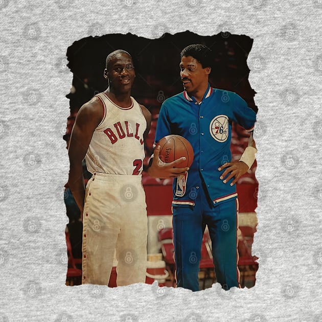 Michael Jordan and Julius Erving Vintage by CAH BLUSUKAN